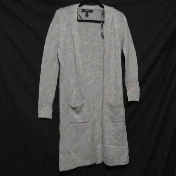 FOREVER 21 | small | Grey Open Front Long Sleeve Cardigan W/ Pockets - Picture 1 of 15